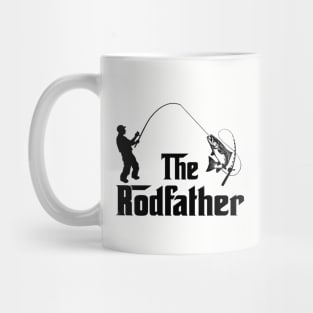 The Rodfather Funny Fishing Gift for Fisherman Mug